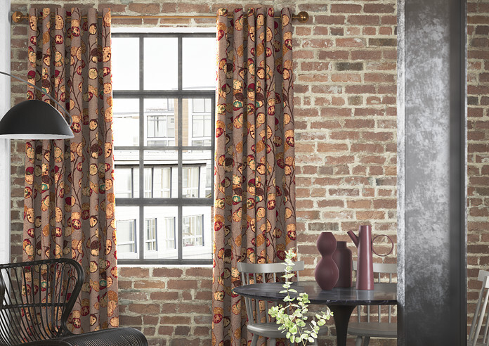 Honesty, Cerise - Made to Measure Curtains - Image 3